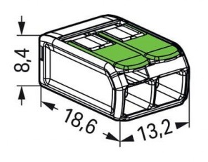 Dimensions Wago 221-422