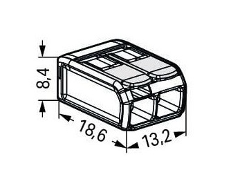 Dimensions Wago 221-412