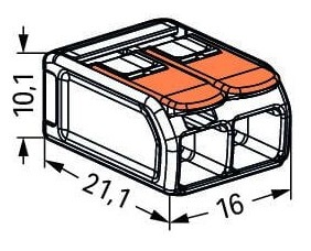 Dimensions Wago 221-612